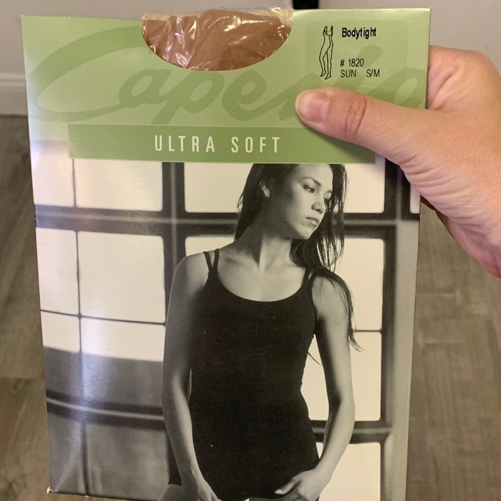 1820 capezio footed body tight